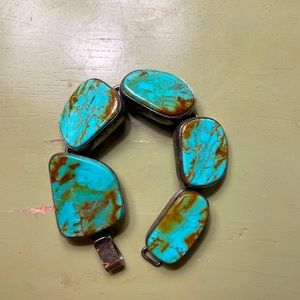 Sterling Silver and Turquoise Bracelet